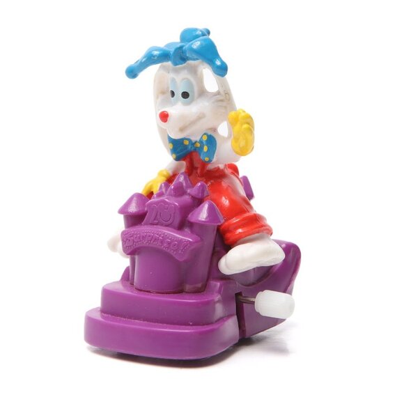 Disney Roger Rabbit Wind Up Toy Car Burger King Kids Club 1991 Retro Purple - Picture 1 of 7